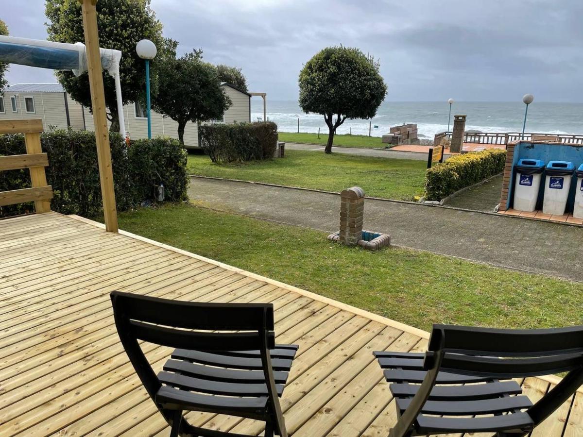 Camping 1ª O Muino - Bungalow Park Oia Bagian luar foto